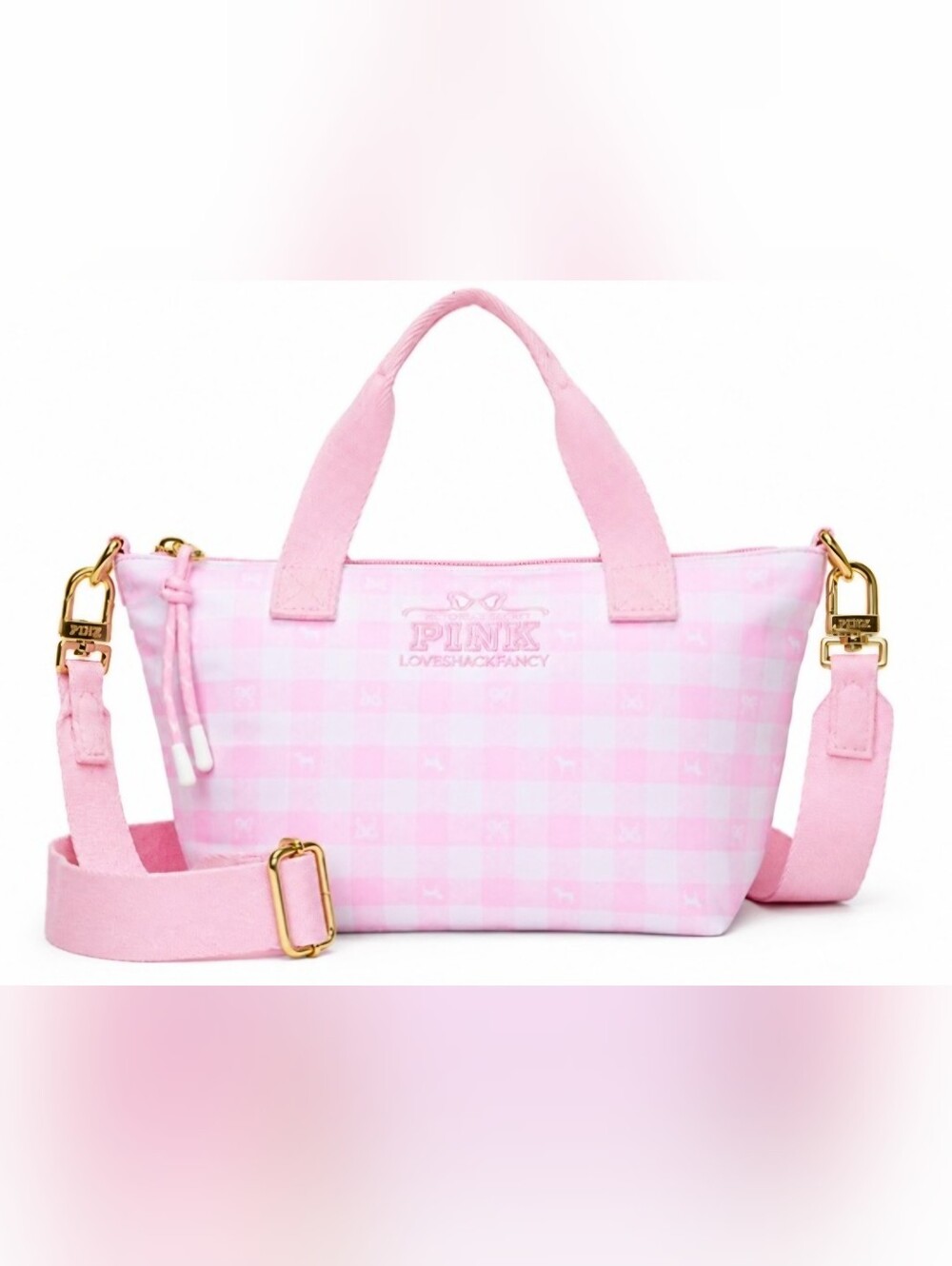 NWT VS PINK X LIVESHACKFANCY MINI TOTE BAG - Picture 10 of 10